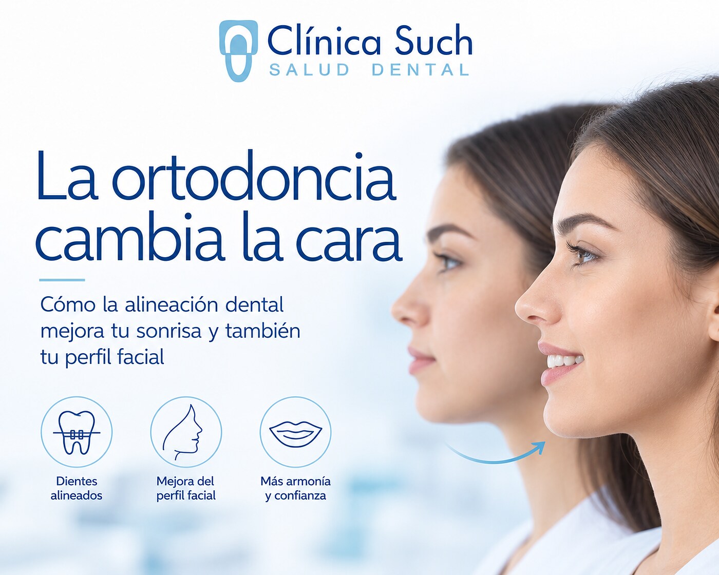 Clínica dental en Valencia: 67 ¿La ortodoncia cambia la cara? Qué cambia de verdad en tu perfil (y qué no) Por la Dra. María García Obeso — Odontóloga · Ortodoncia y ortopedia dentofacial | Clínica Dental Such, Valencia