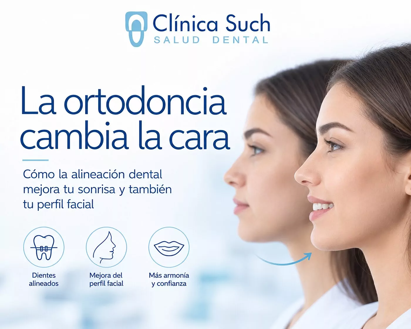 Endodoncia 67 ¿La ortodoncia cambia la cara? Qué cambia de verdad en tu perfil (y qué no) Por la Dra. María García Obeso — Odontóloga · Ortodoncia y ortopedia dentofacial | Clínica Dental Such, Valencia